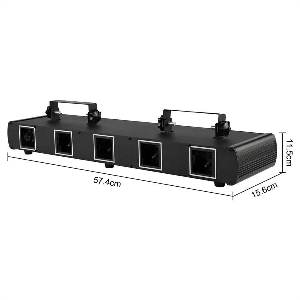 RGBYC Five-hole Laser Light Stage Effect Lighting