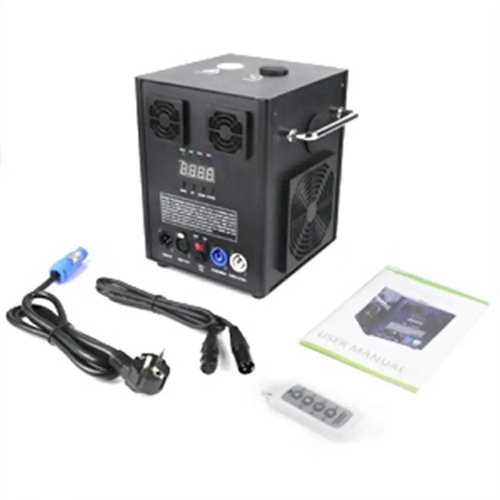 （Black）Cold Spark Machine Stage Equipment Special Effect Machine with Wireless Remote Control Smart DMX Control