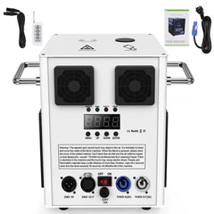 (White)Cold Spark Machine Stage Equipment Special Effect Machine with Wireless Remote Control Smart DMX Control