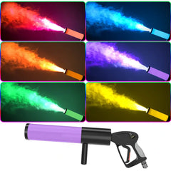 12V Led Handheld Co2 Gas Column Gun With Rgb Lights Equipped Tube 3m Hose