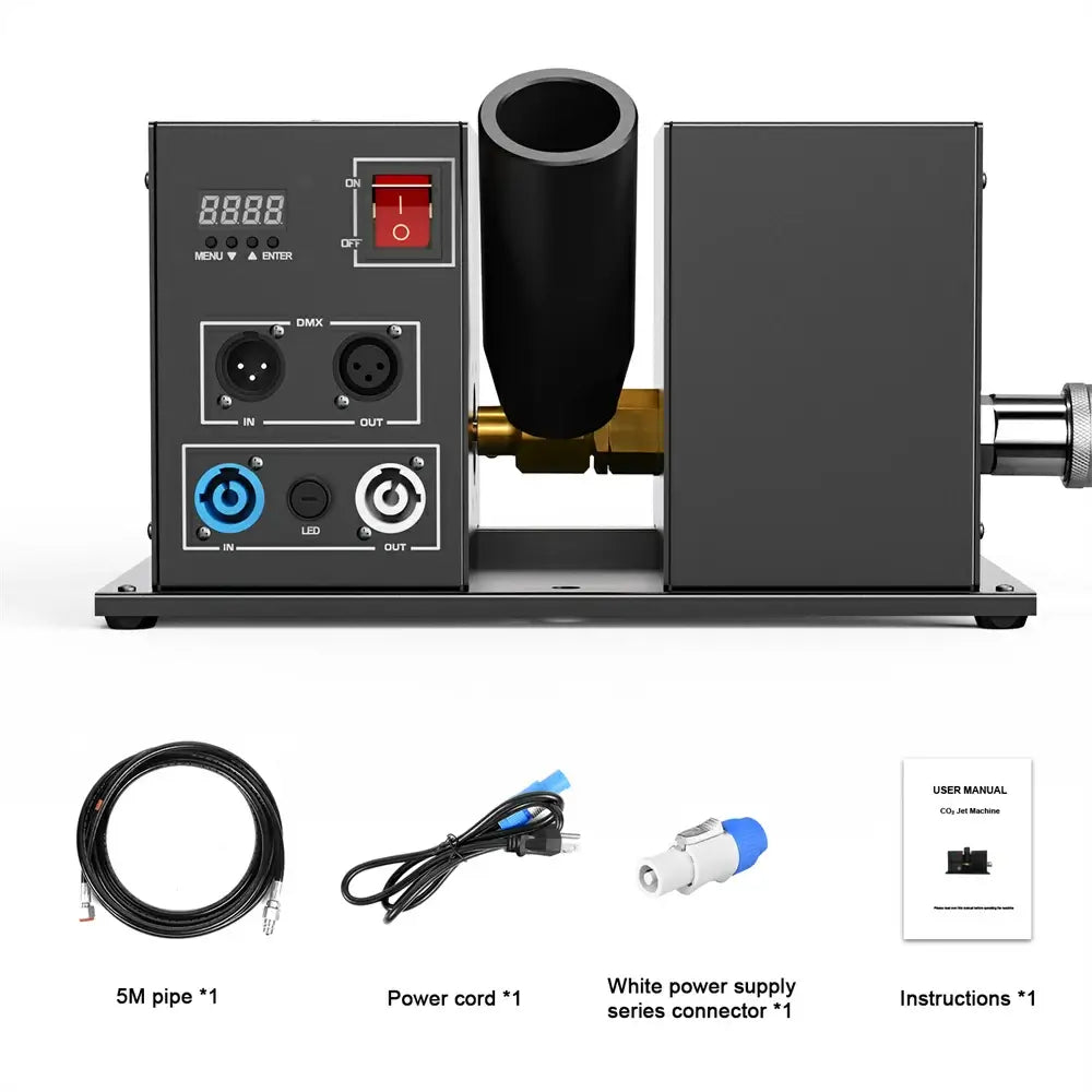 150W Shaking Head Carbon Dioxide Column Machine DMX Console Control